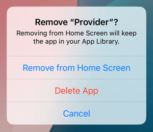 Provider-delete-app